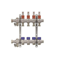 Коллекторная группа HOGERM 1 на 9 контуров 3/4 с расходомерами и вентилями i0309