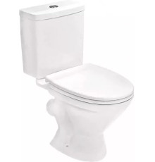 Унитаз-компакт Santek Лига косой выпуск антивсплеск сиденье полипропилен 1.WH30.2.197