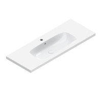 Раковина Catalano Alvea 120x46 см 1 отверстие белый глянцевый 0621211001