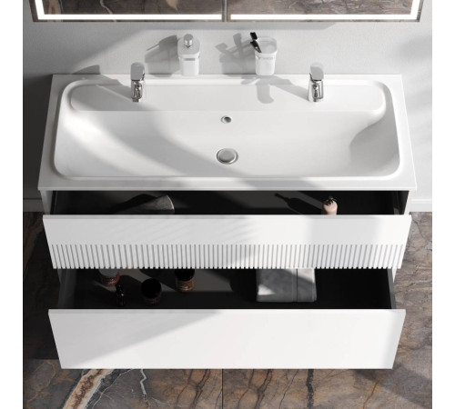 База под раковину AM.PM Func 120 см 2 ящика белый матовый M8FFUX1202WM