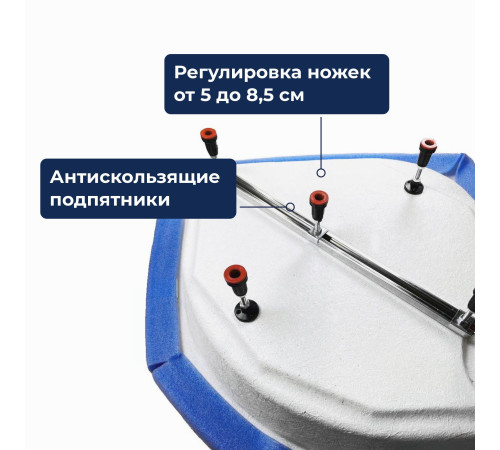 Душевой поддон прямоугольный RGW B/CL-S 900x1000 мм акрил 16180290-51