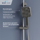 Душевая система RGW SP-34Gr графит 51140134-11
