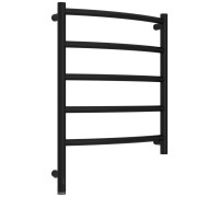 Полотенцесушитель электрический Сунержа Галант 3.1 500х600 мм левый чёрный матовый 31-6000-6050