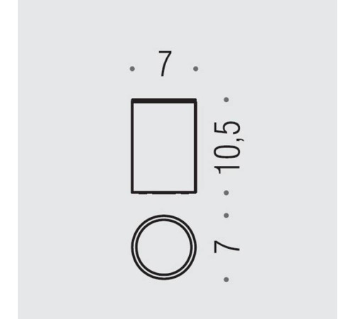 Стакан настольный металлический Colombo Design Plus PVD сталь W4941.HPS1