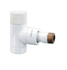 Вентиль термостатический Oventrop Series E угловой DN 15 1/2 ВН белый 1163062
