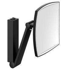 Зеркало косметическое KEUCO iLook Move квадратное с подсветкой 5x черный матовый 17613 379004