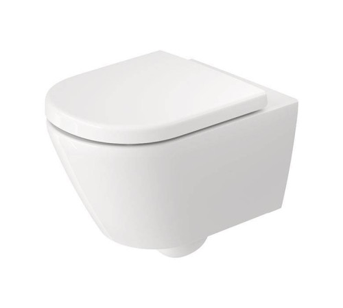 Унитаз подвесной Duravit D-Code 54х37 см безободковый белый 29030900212