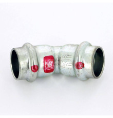 Угол пресс 45° Viega Prestabo 18 мм оцинкованная сталь 558277