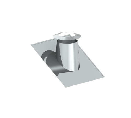 Проход через кровлю 26°-35° Jeremias DW-FU с нержавеющим фартуком 150 мм DW39150