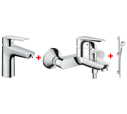 Набор смесителей Hansgrohe Logis E 100 3 в 1 71178000 / 71415000 / 26532400