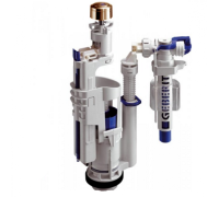 Механизм двойного смыва Kerasan Geberit нижний подвод золото 7509K1