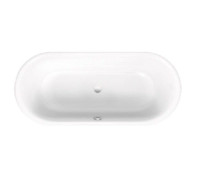 Ванна стальная Bette BetteLux Oval 1800x800x450 мм BetteGlasur Plus белый 3466-000 PLUS