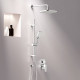 Встраиваемая душевая система AM.PM Gala со смесителем и штангой 953530000