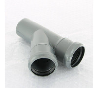 Тройник канализационный Sinikon Стандарт 50x50 мм 45° 508013.R