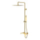 Душевая стойка Boheme Qubic золото 478-G