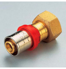 Муфта переходная пресс-В Tiemme с накидной гайкой Евроконус 16х3/4 1650076