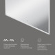 Зеркало AM.PM Spirit V2.0 80 см с LED-подсветкой и антизапотеванием M71AMOX0801SA