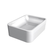 Мыльница Bertocci Cento 120x100x40 мм хром/белый 14485010000