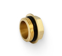 Заглушка Stout 1 НР со шляпкой с O-Ring SFT-0017-000010