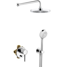 Душевой набор 7 в 1 Kludi Bozz с верхним душем 200 мм 386300576