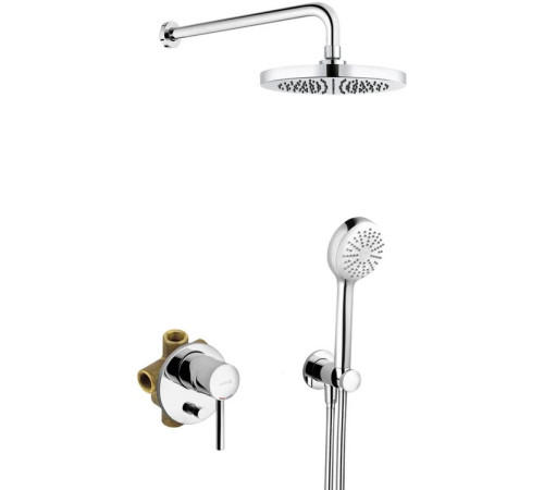 Душевой набор 7 в 1 Kludi Bozz с верхним душем 200 мм 386300576