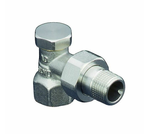 Вентиль запорный угловой Oventrop Combi 2 DN 20 3/4 никелированный 1091063