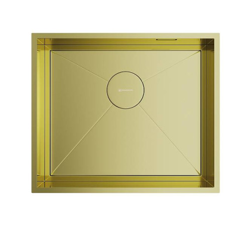 Кухонная мойка Omoikiri Kasen 53-26-INT-LG светлое золото 53x46 см 4993790