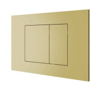 Клавиша смыва Almar WC Plate для TECE и GEBERIT двойная Polished Gold E330001.GO