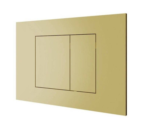 Клавиша смыва Almar WC Plate для TECE и GEBERIT двойная Polished Gold E330001.GO