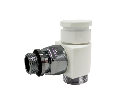 Клапан запорный угловой SR Rubinetterie PrestigeMinimal 1/2x24/19 белый 0363-1500VCPA