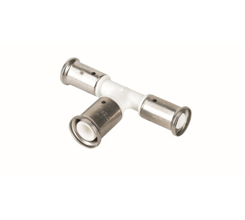 Тройник пресс переходный Henco 16x20x16 белый 12PKW-162016