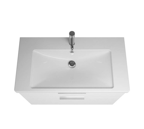 Комплект мебели Burgbad Eqio 93 см с раковиной подвесной белый глянец SEYQ093F2009G0146C001*1