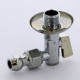 Кран шаровой угловой с фильтром Itap 386 1/2x10 мм хромированный 386 1/2