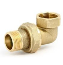 Разъемное соединение угловое LD НВ 1/2 дюйма с плоской прокладкой 507330