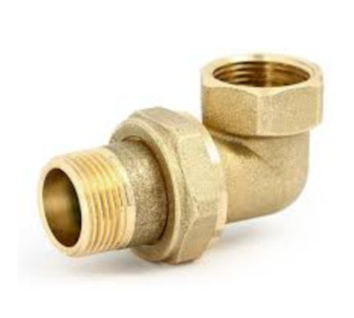 Разъемное соединение угловое LD НВ 3/4 дюйма с плоской прокладкой 507332