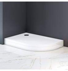 Поддон душевой AM.PM Gem 120x80 см акриловый левосторонний W83T-302L120W