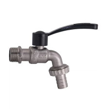 Кран шаровой Gappo G232 1 НР рычаг черный G232