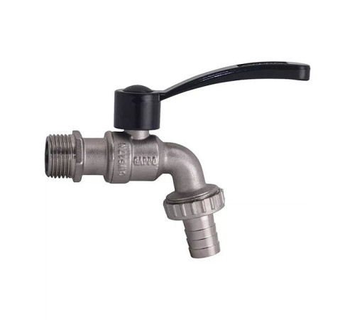 Кран шаровой Gappo G232 1 НР рычаг черный G232