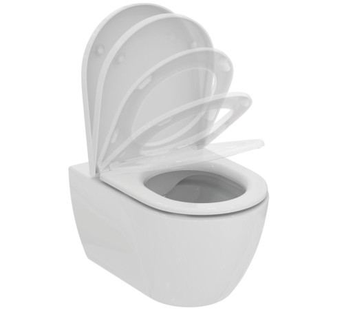 Унитаз подвесной безободковый Ideal Standard Ellisse с сиденьем белый T569201