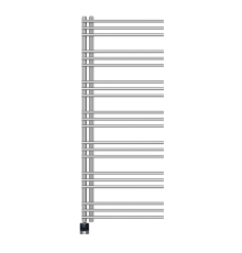 Полотенцесушитель электрический Primoclima BRUSH 1500х600 мм 21 трубка 700 Вт хром PC BRUSH 700 B