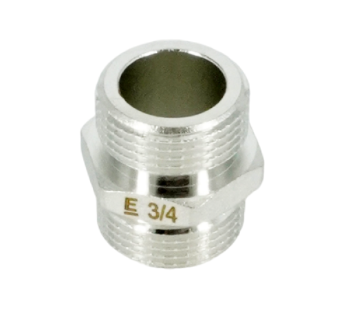 Ниппель равнопроходной ELSEN TIN латунь 3/4 НН CN EBF.15.34T