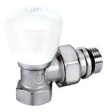 Клапан ручной Giacomini R5TG угловой 1/2 ВН хромированный R5X033