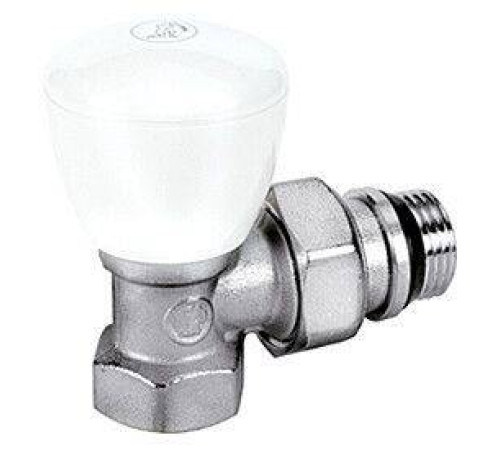 Клапан ручной Giacomini R5TG угловой 1/2 ВН хромированный R5X033