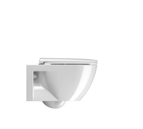 Уценка. Унитаз подвесной безободковый GSI Pura Eco Swirlflush белый глянцевый 880711_УЦ