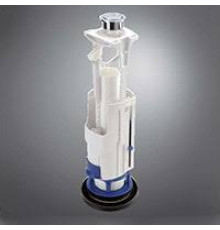 Сливной клапан для бачка унитаза AlcaPlast 3/6 л пластик бесшумный 0702125