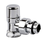 Клапан запорный угловой SR Rubinetterie Ovus 1/2 хром 0453-1500C000