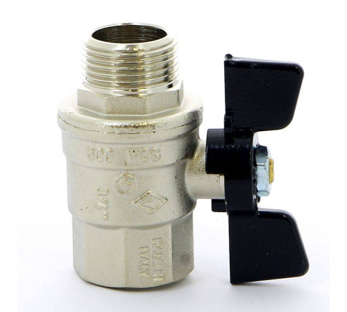 Кран шаровой Bugatti Oregon 3/4 НВ бабочка 03070065