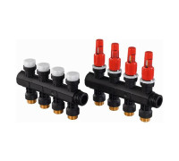 Коллектор Uponor Vario PLUS с расходомерами FM 3x3/4 Eurocone 1030583