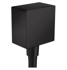 Шланговое подсоединение Hansgrohe FixFit Square с обратным клапаном матовый черный 26455670