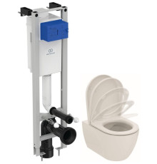 Комплект Ideal Standard Ellisse (унитаз T569201, инсталляция E233267) TE562301